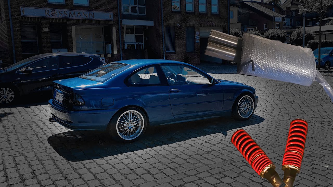 BMW E46 Coupé tuning and maintenance | Exhaust | interior mods | New rims | New suspension