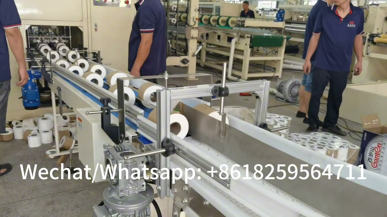 Fully automated simple process toilet paper production line