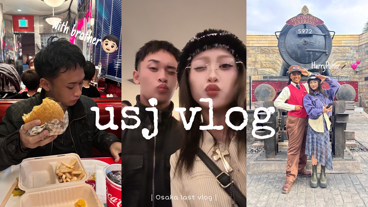 【VLOG】初ユニバな弟を連れて姉として大満足した日:）🤡❤️