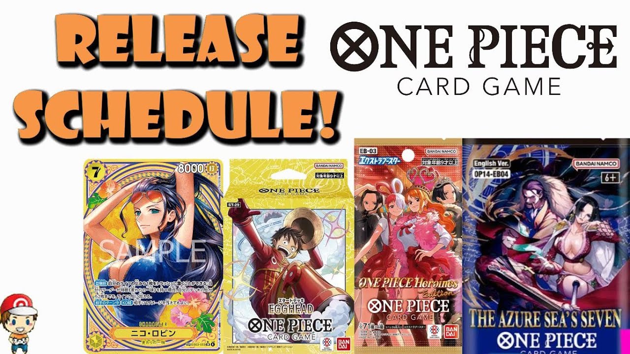 Полный график выхода One Piece TCG! МНОГО нового! Руководство покупателя! (Новости One Piece TCG)