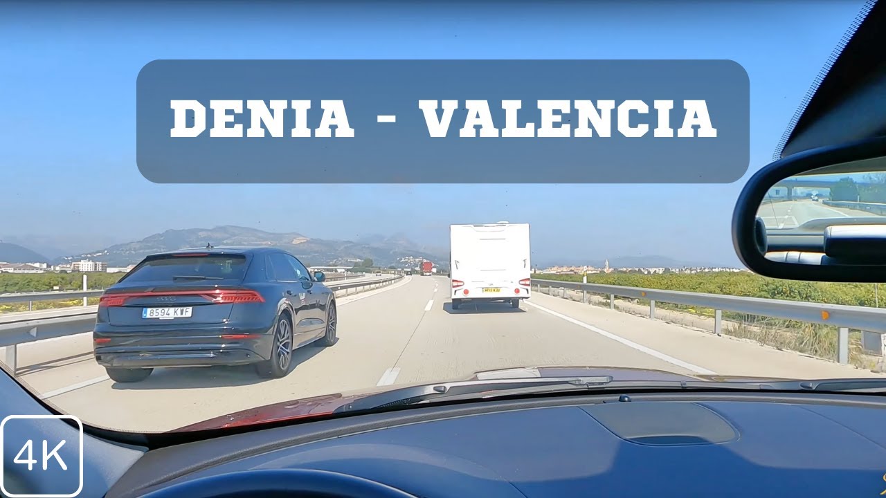 Denia – Valencia Road (Spain🇪🇸) by Jaguar XF. 4K