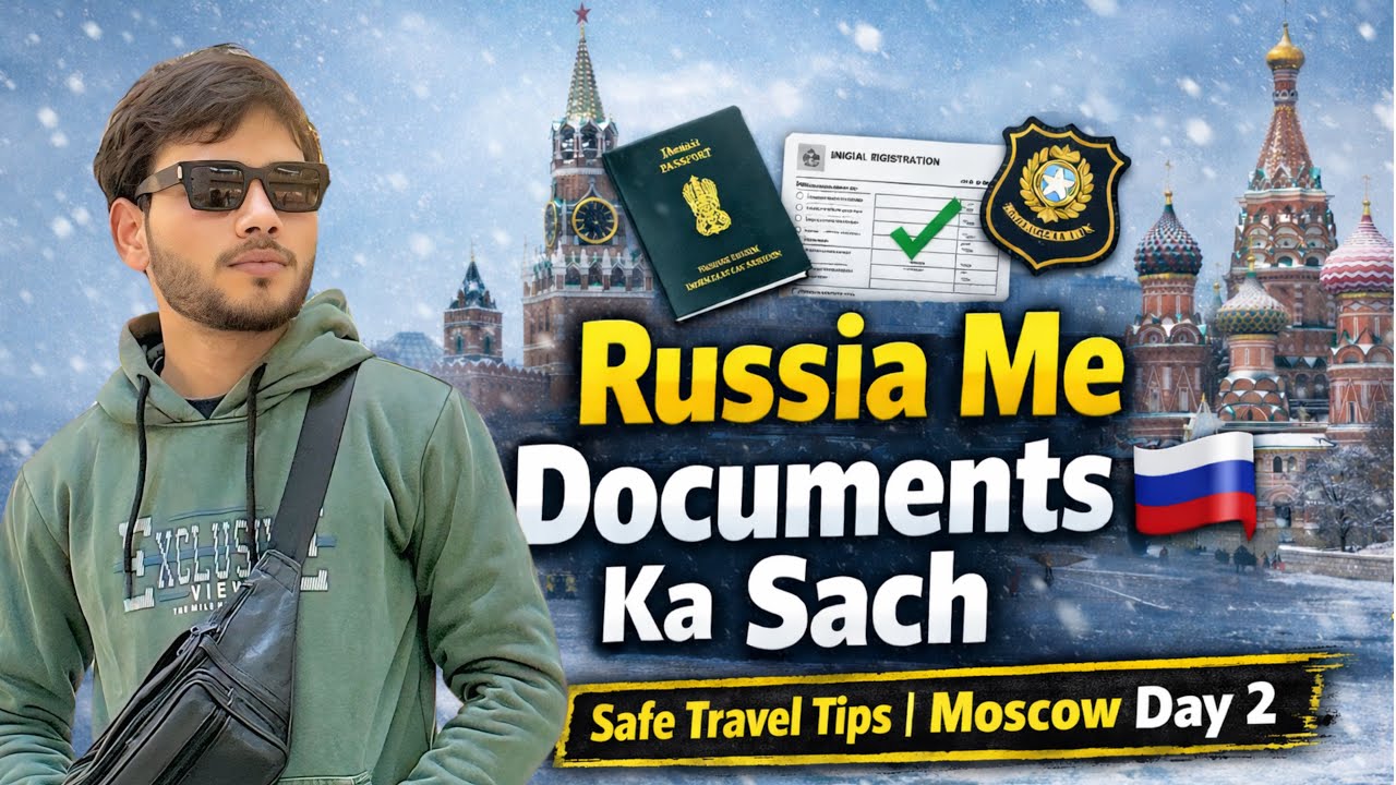 Russia Documents & Safety 🇷🇺 | Day 2 Moscow 