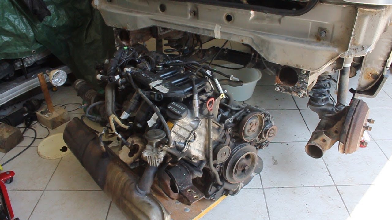 Smart 450 Motorausbau Teil 3/ engine removal part 3/ subtext Eng.