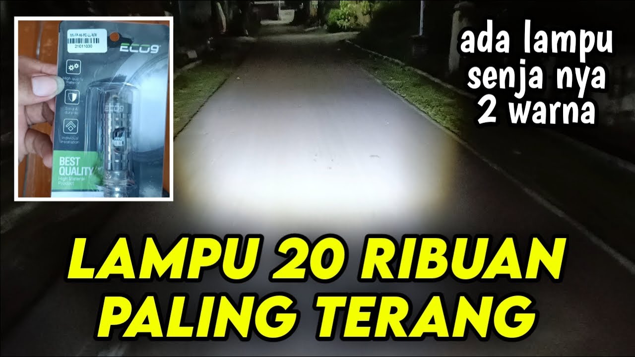 Eco9 🔥🔥 lampu 20 ribuan paling terang bentuk terbaik