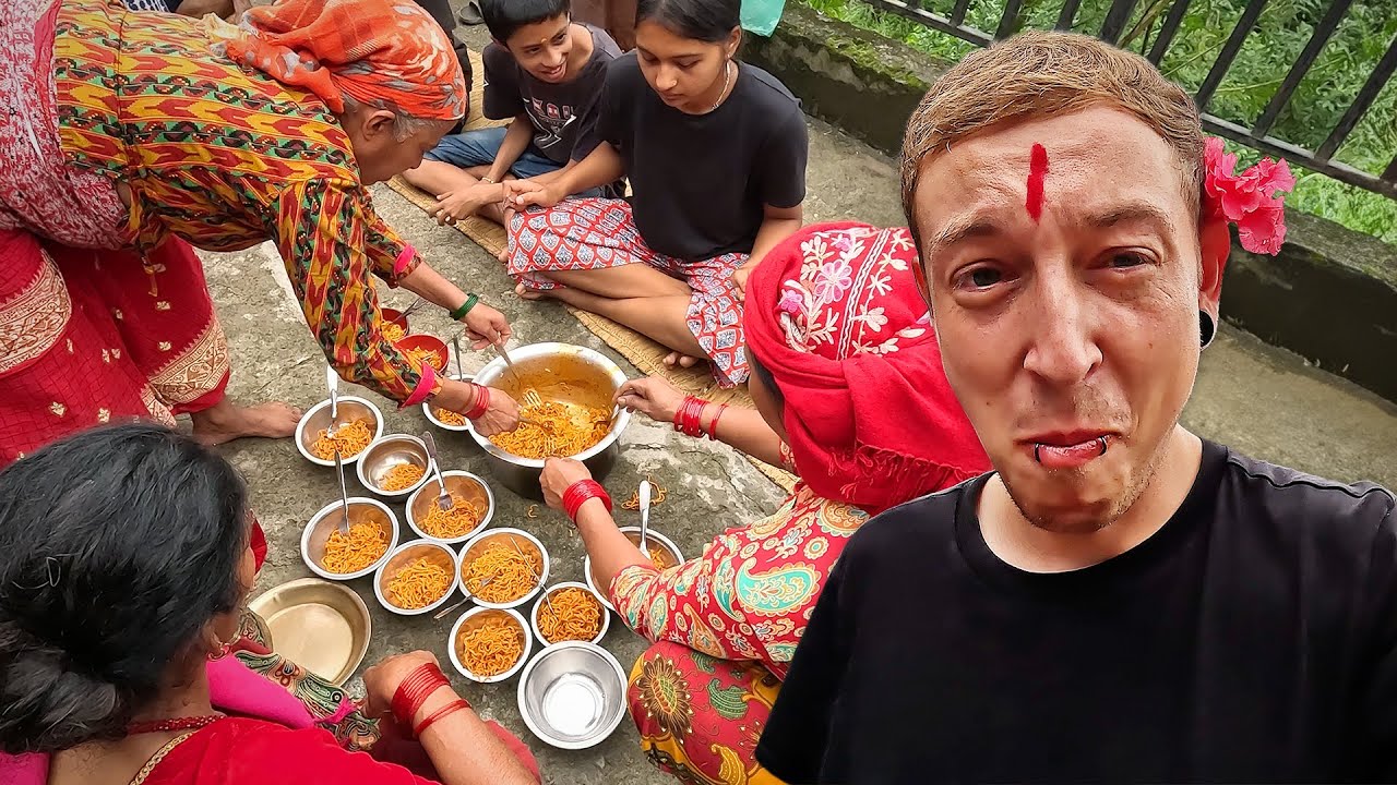 EXTREME Spiciest Noodle Challenge in Nepal Village! 🇳🇵