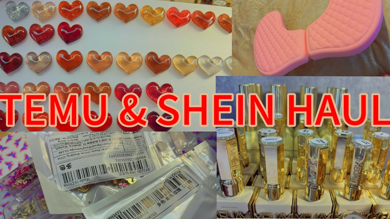 TEMU & SHEIN NAIL HAUL. ХАК С ОБРАЗЦАМИ НОГТЕЙ