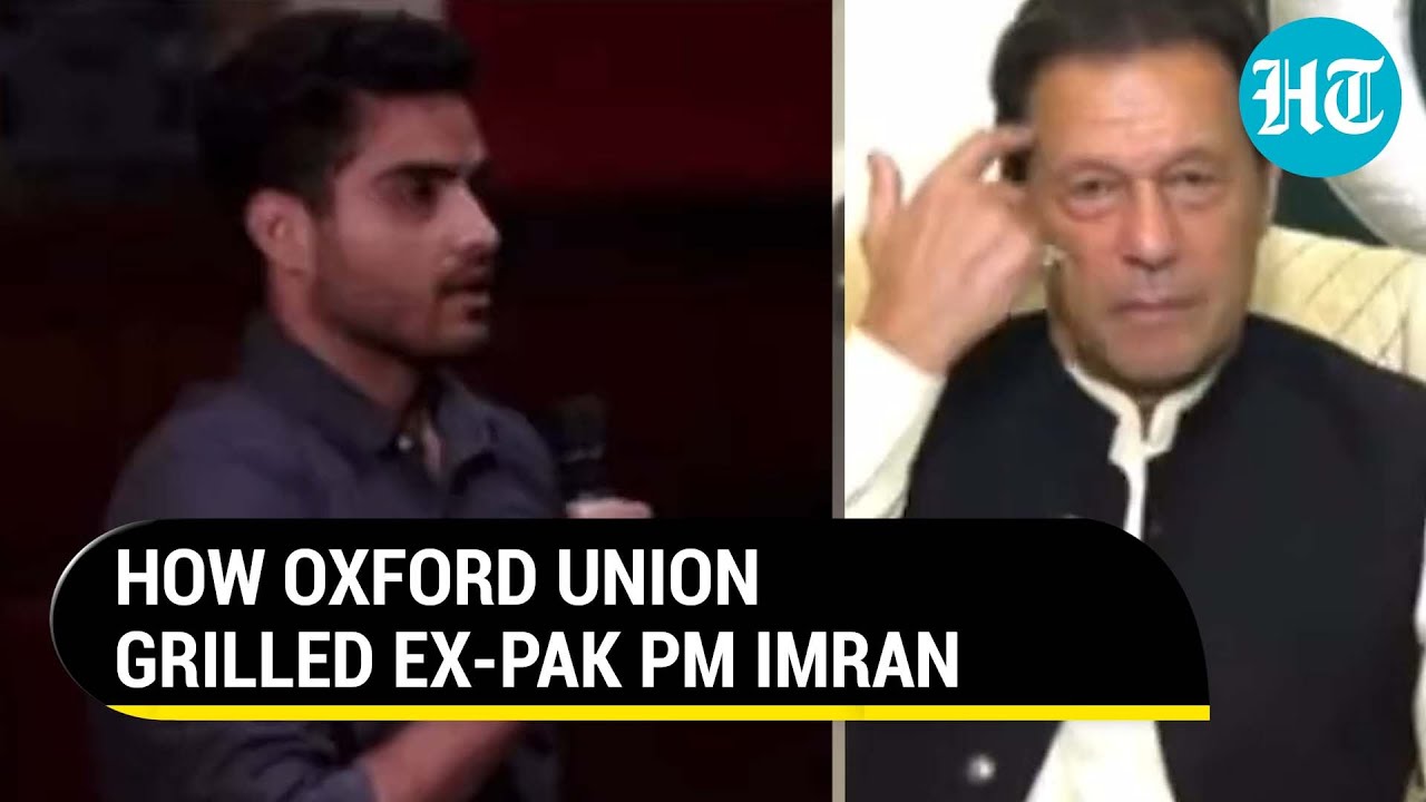 Imran Khan grilled by Britain's Oxford Union over his tenure as Pakistan PM | Watch