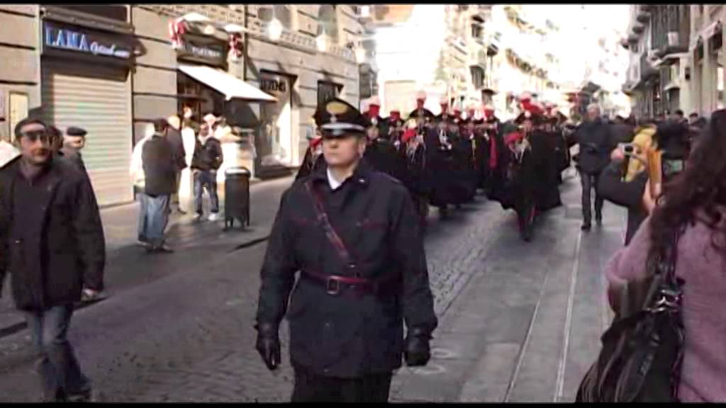 Napoli - Natale a Napoli con la fanfara dei Carabinieri -2- (26.12.13)