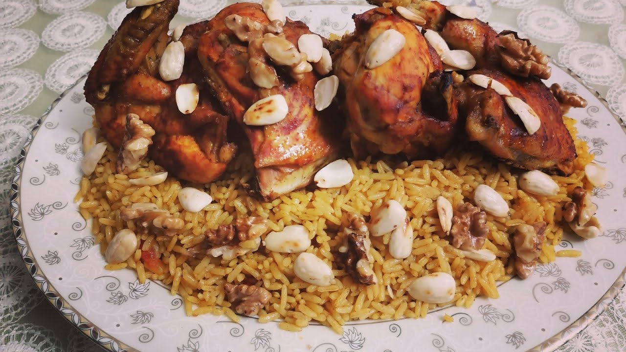 الكبسة بالفراخ المبسطة السريعة في حلة واحدة للعزومات
