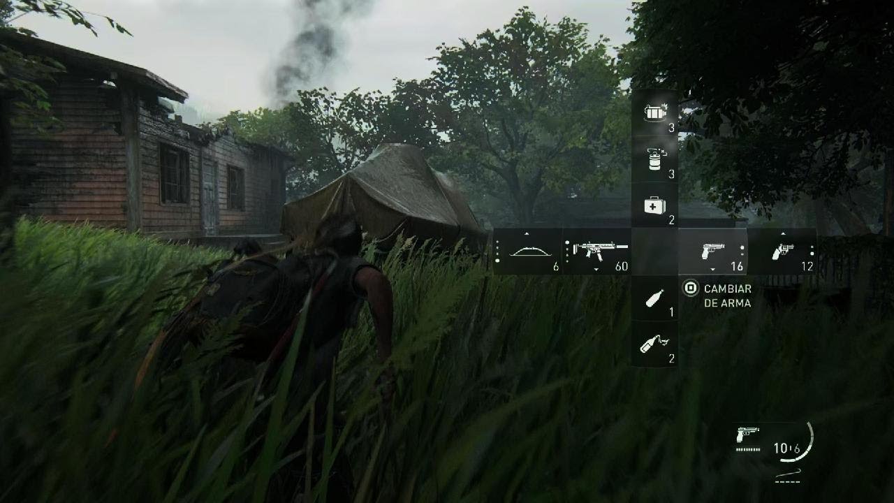 The Last of Us Parte II. Escapamos de los Soldados Lobo y matamos a los Chasqueadores.