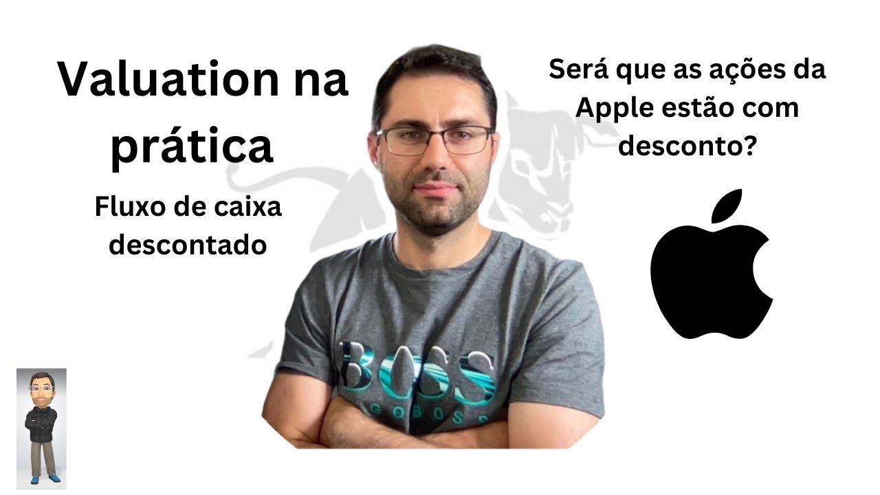 Fluxo de caixa descontado na prática e simple - Ações da Apple