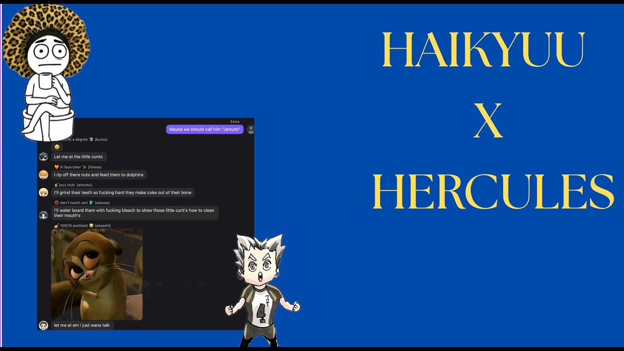 Haikyuu Text Haikyuu x Hercules Pt 1/3 (Put at  .75x speed)
