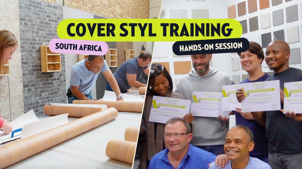Cover Styl Training South Africa: Master Surface Wrapping & Renovation Techniques