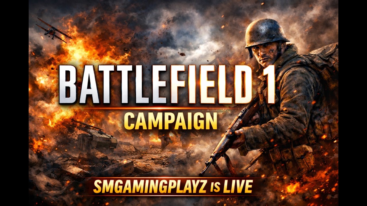 BATTLEFIELD 1 MALAYALAM LIVE  Campaign FULL GAME PART 1