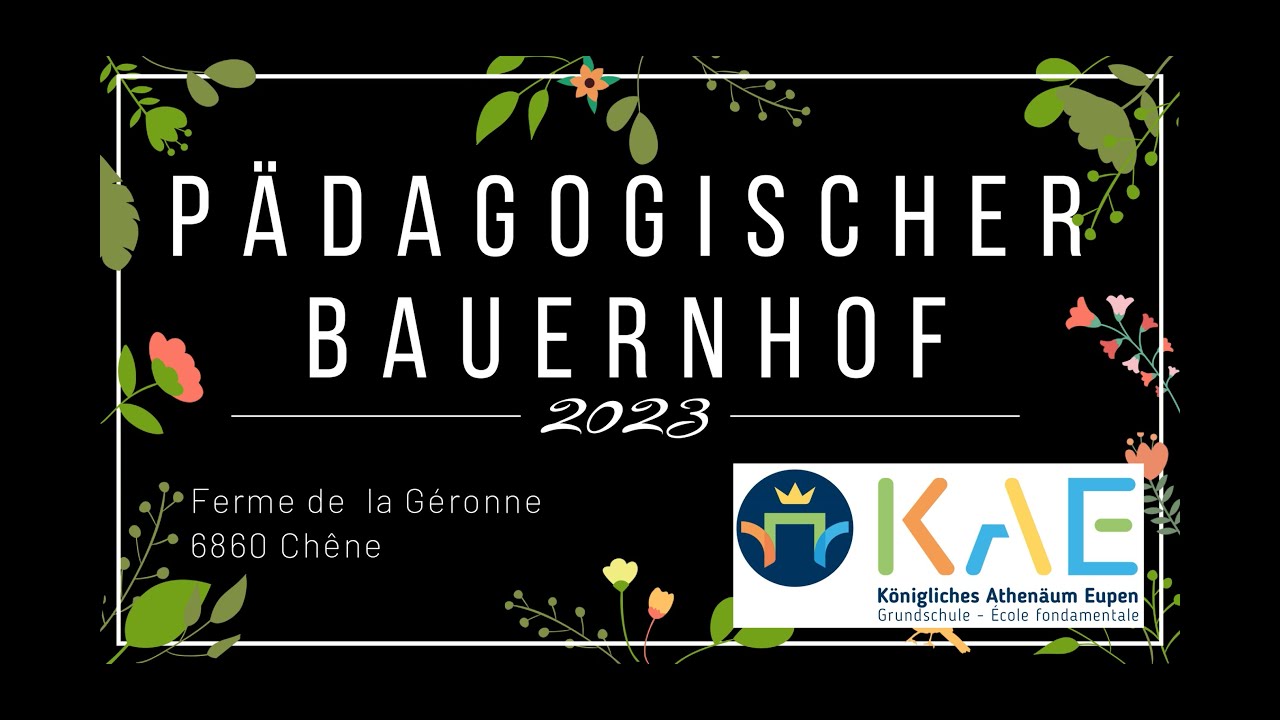 KAE_Grundschule_ARE - Bauernhofklasse 2023 Classe de ferme