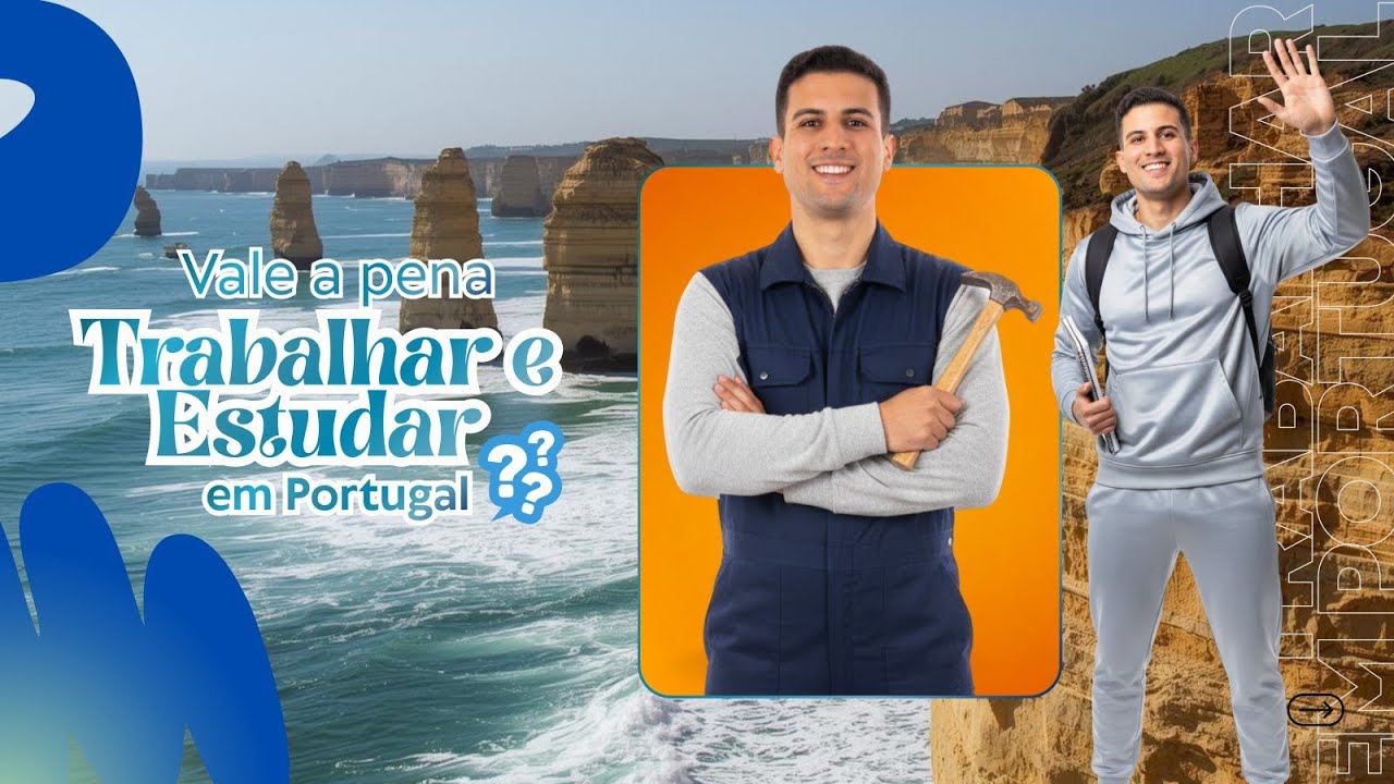 Estudar e trabalhar em Portugal: será que dá conta? 🤯💼📚 Descubra agora se vale a pena!