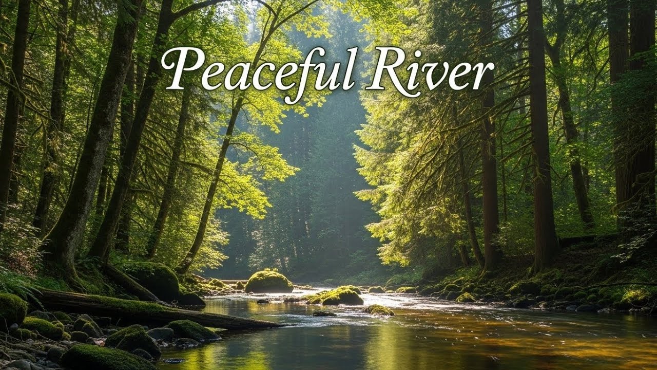 Peaceful Forest River 🌲🌊 Natural Ambience for Deep Sleep and Stress Relief #2656
