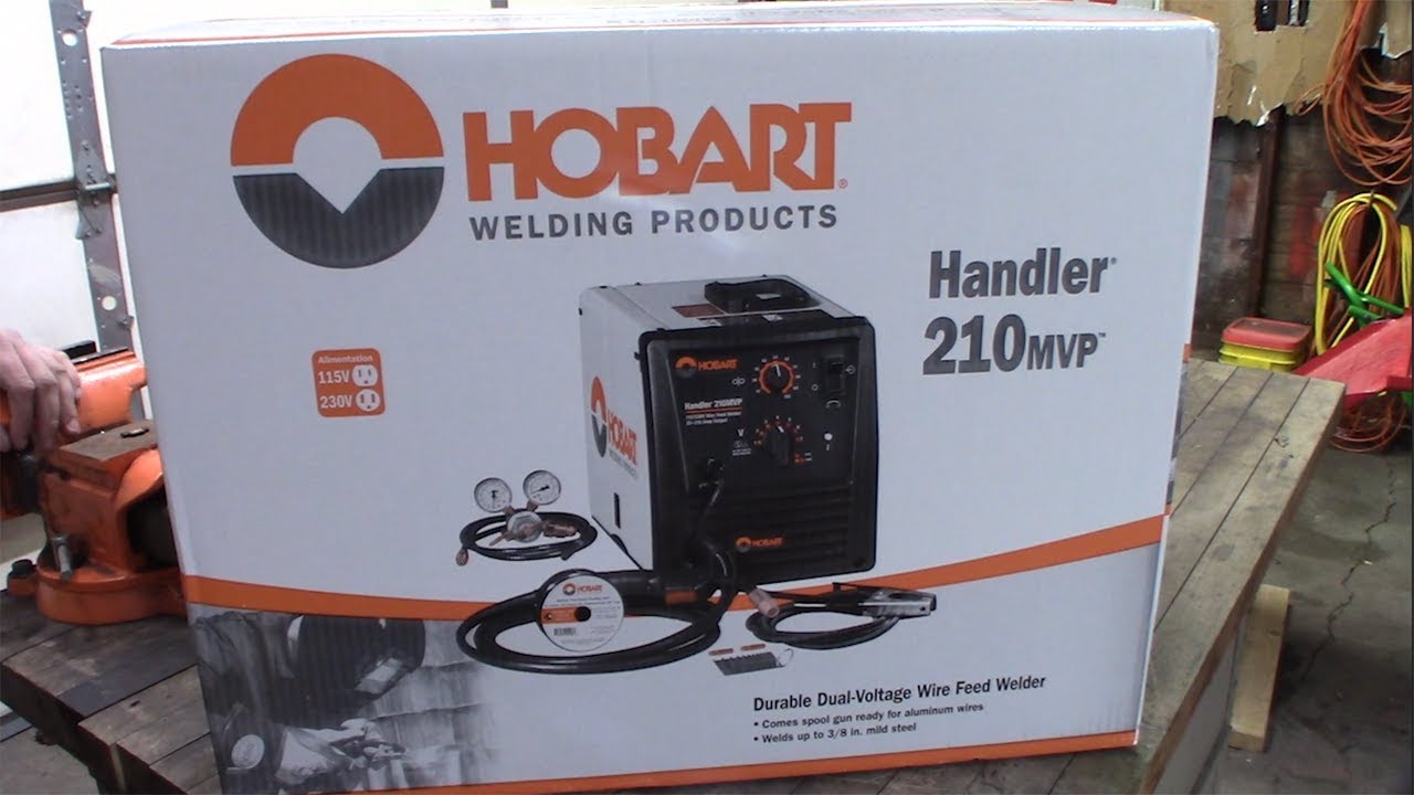 Unboxing a Horbart 210MVP MIG Welder
