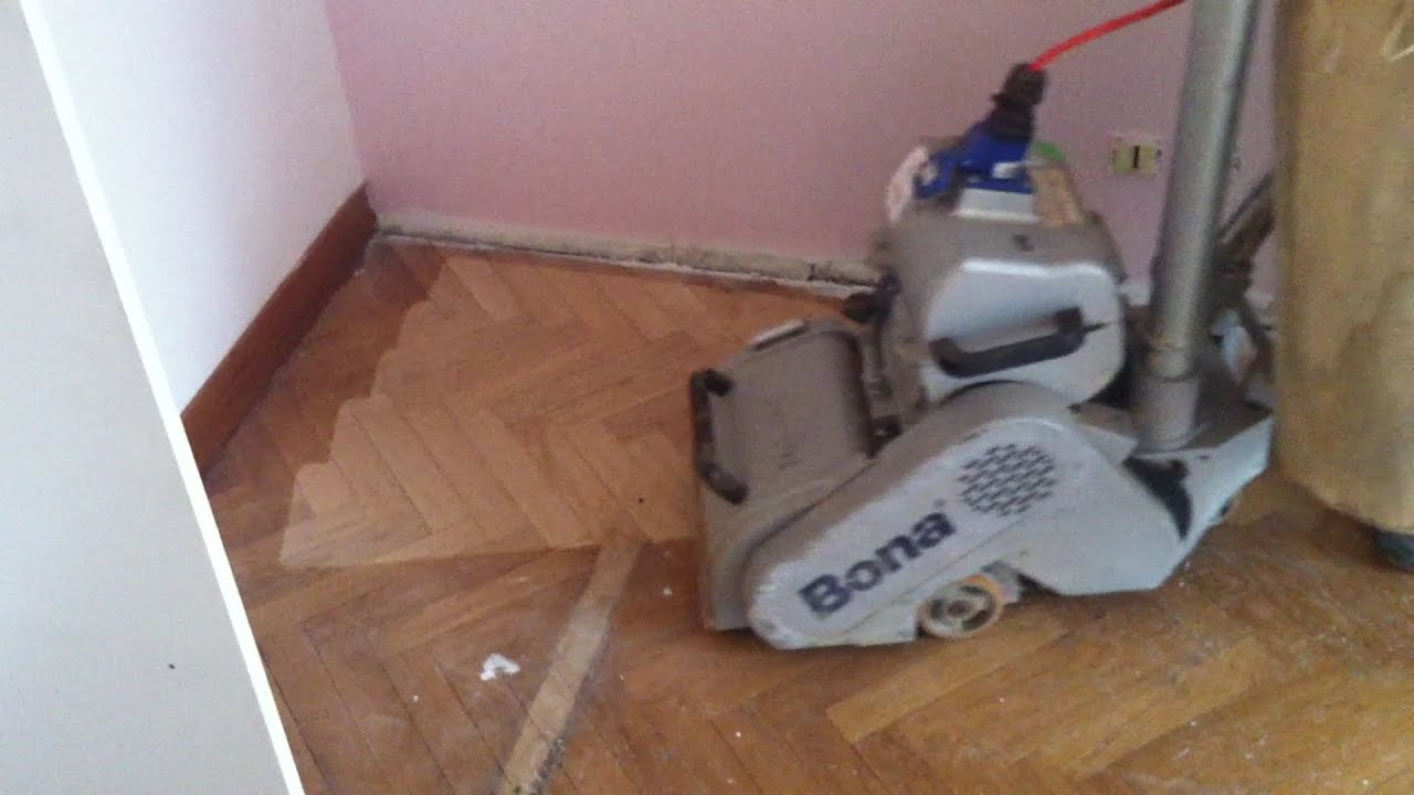 Ponçage et Vitrification de parquet - BATONS ROMPUS