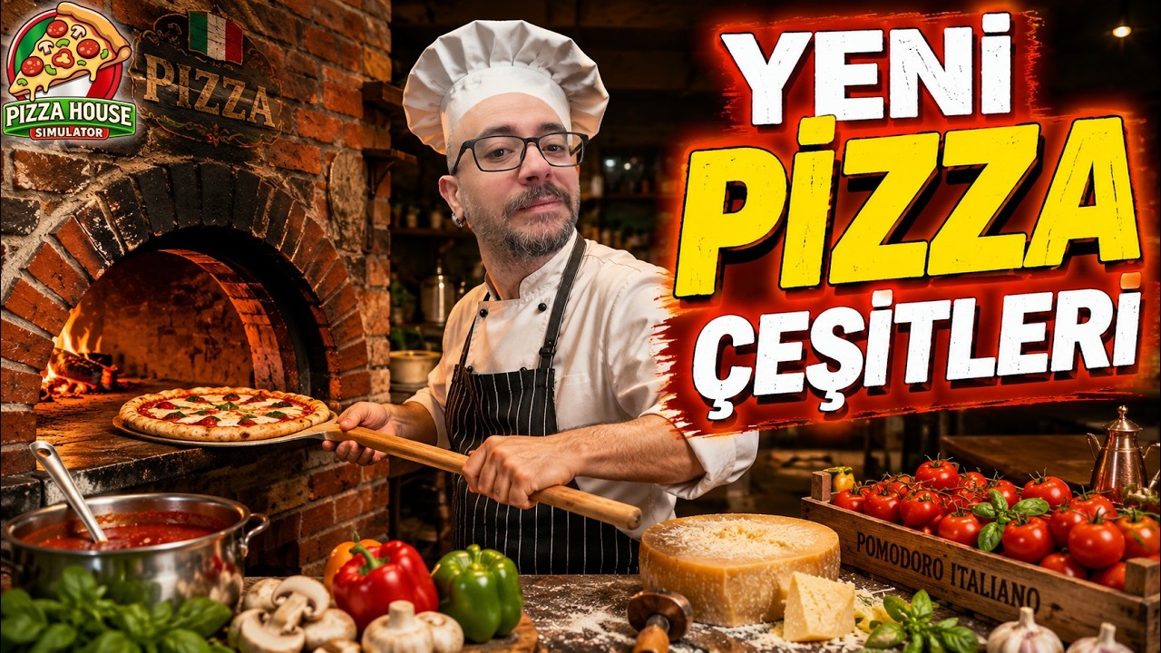 YENİ PİZZA &Ccedil;EŞİTLERİNİ &Ccedil;IKARIYORUZ // TEK BAŞIMIZA İŞLER | PIZZA HOUSE SIMULATOR / DEMO #2 !!