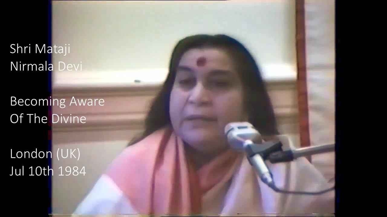 1984 0710 Becoming aware of the Divine