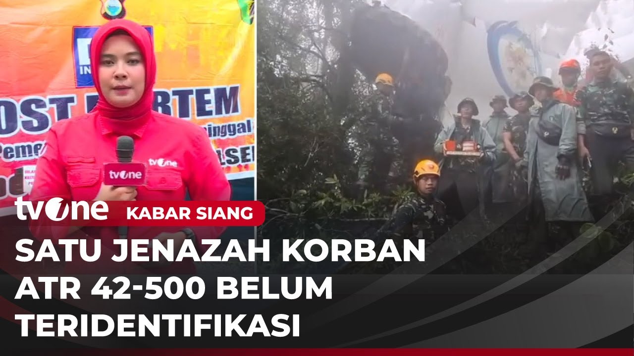6 Jenazah Korban Pesawat ATR 42-500 Dalam Proses Evakuasi Menuju Biddokkes Polda Sulsel | tvOne