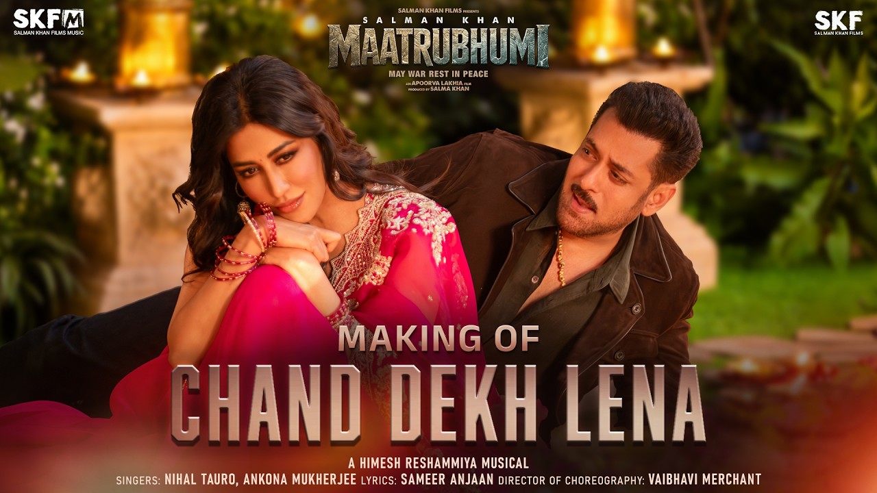 Making of Chand Dekh Lena | Maatrubhoomi | Salman Khan, Chitrangada | Himesh R, Nihal T, Ankona M