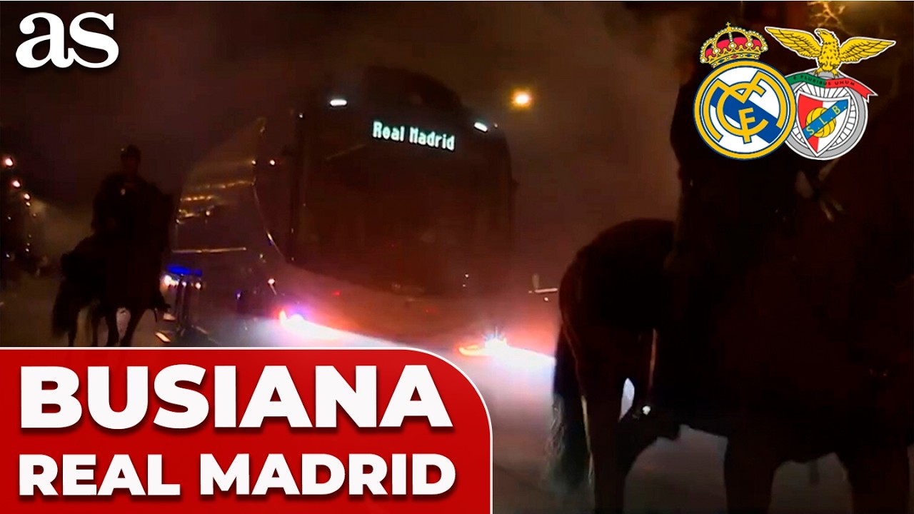 INCREÍBLE RECIBIMIENTO y llegada del MADRID al BERNABÉU | REAL MADRID - BENFICA