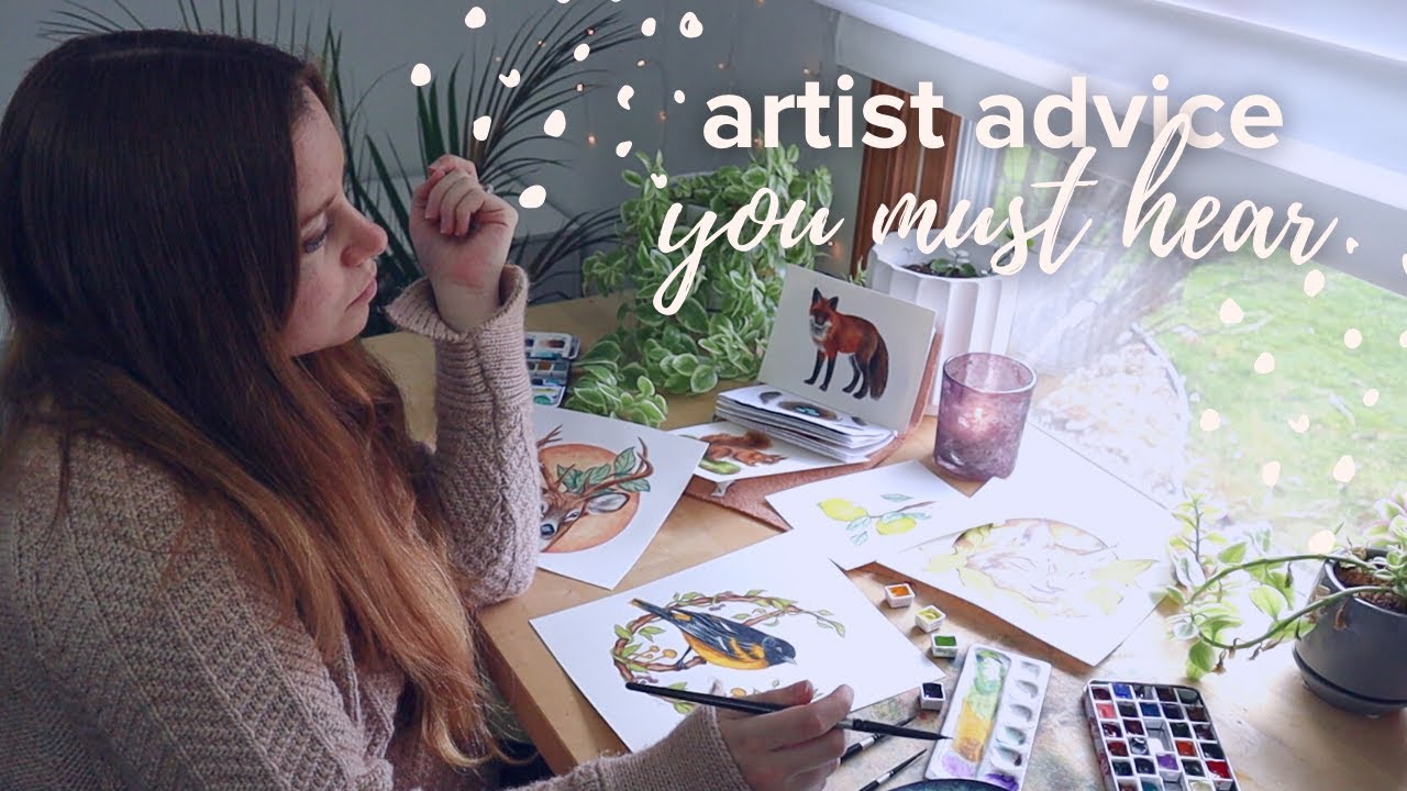 8 Important things us artists NEED to start doing (artist advice you must hear 💗)