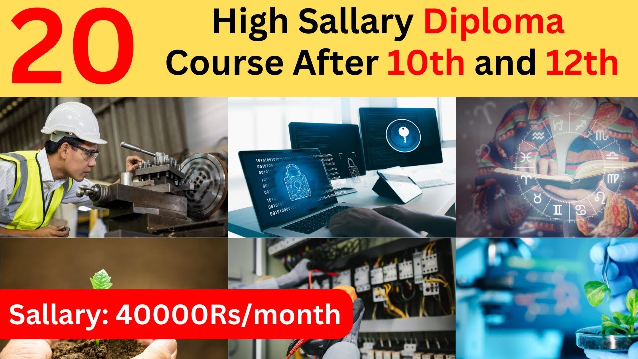 Top 20 High Salary Best Diploma Courses After 10th And 12th