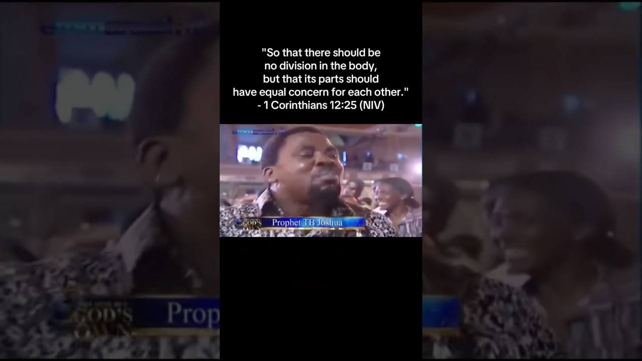 TB Joshua Taught us how to love and he also Act on it #tbjoshualegacy #tbjoshua #scoan