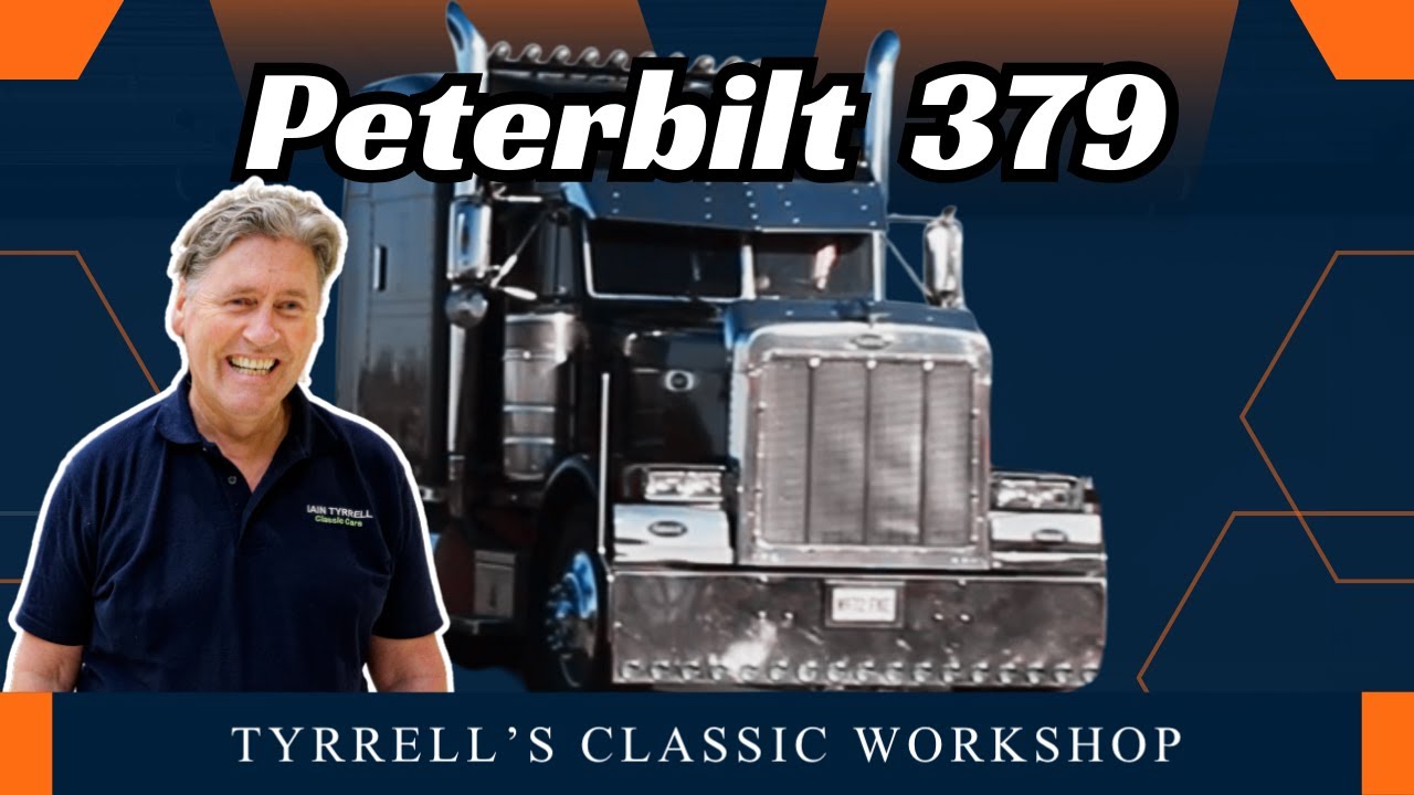 American Truck vs Narrow UK Roads – Peterbilt 379! | Tyrrell's Classic Workshop