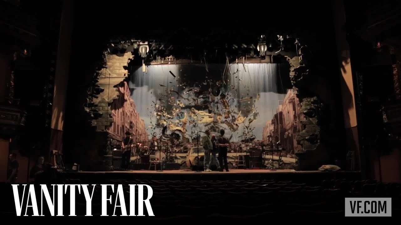 Backstage at Hedwig and the Angry Inch