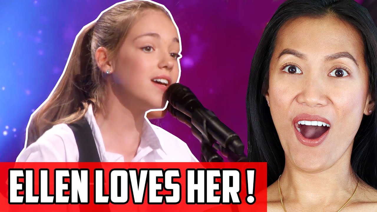 Allie Sherlock - A Million Years Ago Reaction | Live On The Ellen Show! Wowing Fans Across America!