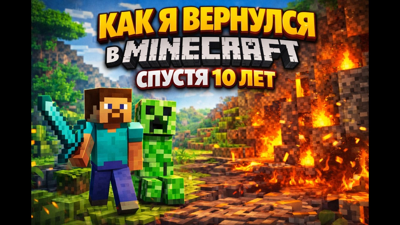 Как я вернулся в Майнкрафт спустя 10 лет