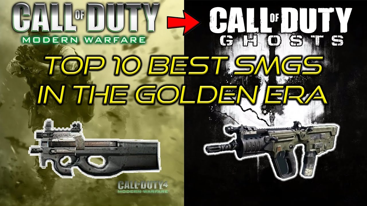 ТОП-10 ЛУЧШИХ ПИСТОЛЕТОВ-ПУЛЕМЕТОВ ЗОЛОТОЙ ЭРЫ | COD 4 - ПРИЗРАКИ