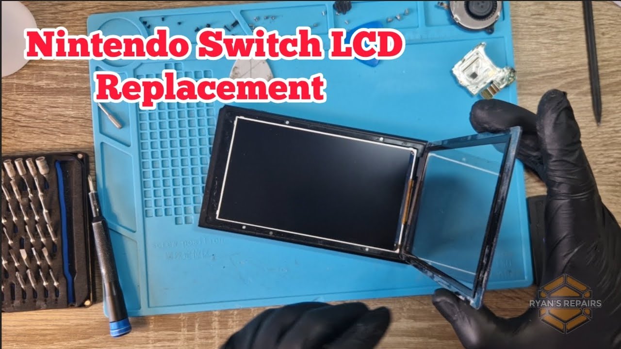 How to replace the LCD screen on a Nintendo Switch