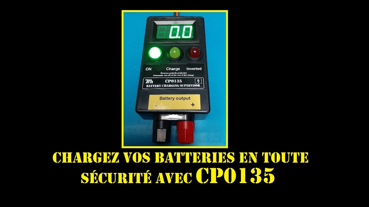 Cyrob : Chargez vos batteries plomb en sécurité avec CP0135