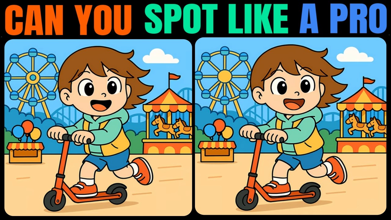 🚨Can You Find the Differences in 90 Seconds | Hard to Spot All [ Find The Difference ]| Riddle Hunt