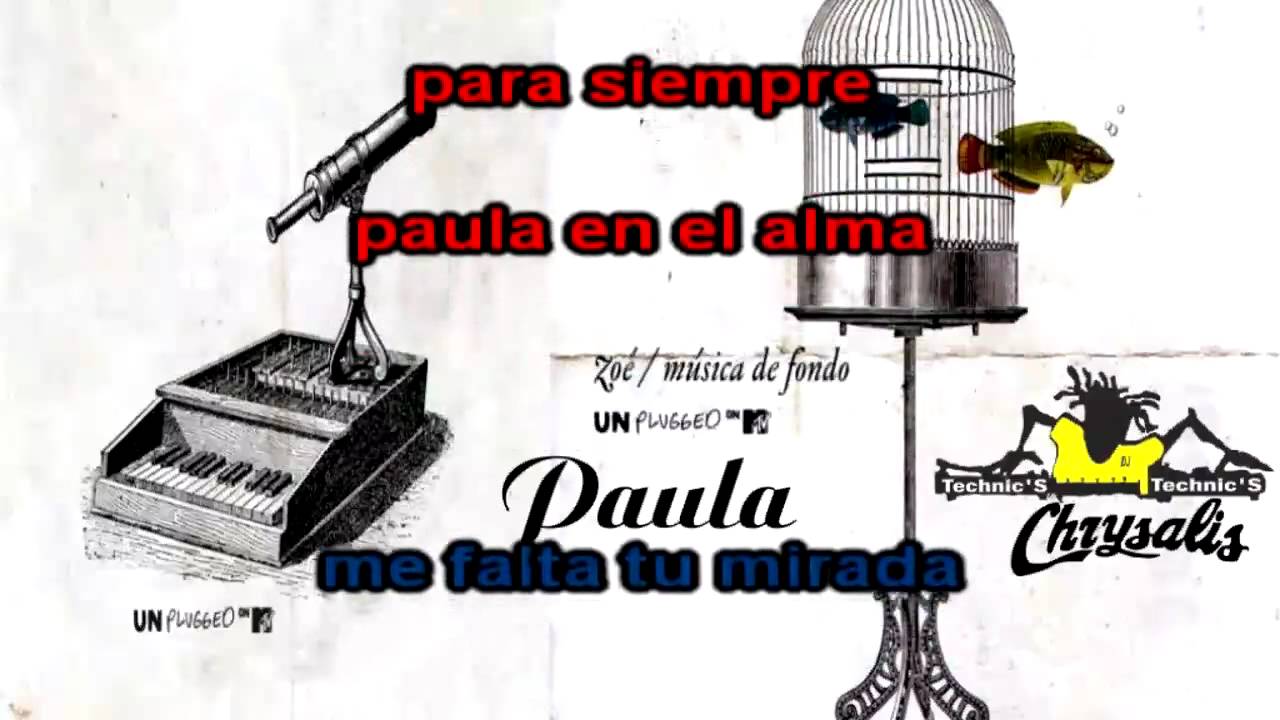 Paula - Zoe (Cvr) Karaoke