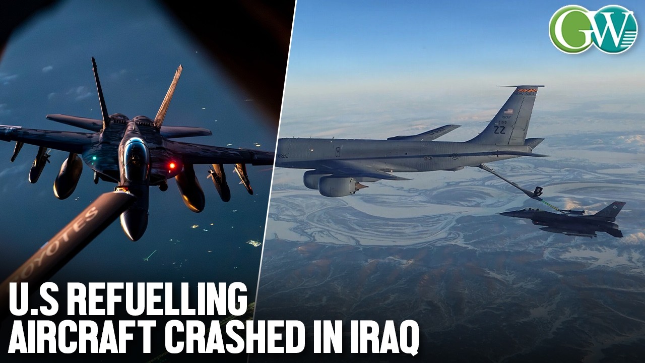 U.S REFUELLING AIRCRAFT CRASHED IN WESTERN IRAQ AMID CONFLICT WITH IRAN