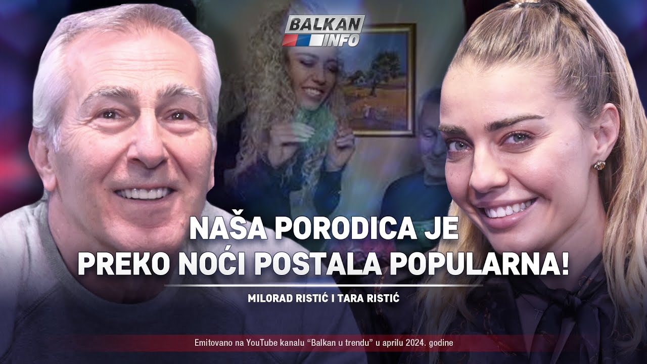 AKTUELNO: Tara Ristić i Milorad Ristić - Naša porodica je preko noći postala popularna! (16.4.2024)