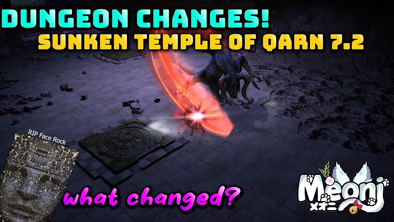 FFXIV: Sunken Temple of Qarn - 7.2 Changes (Side By Side Comparisons)