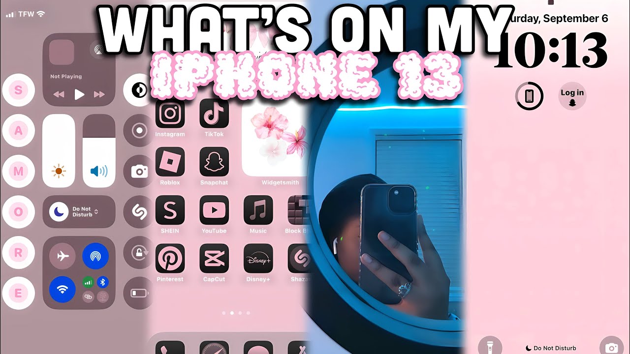 WHAT’S ON MY IPHONE 13 2025 ♡︎| *ios 18,App recommendations|Samore Pinkston 
