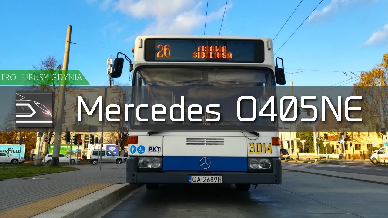 Mercedes O405NE - Ostatnie chwile kultowych trolejbusów w Gdyni