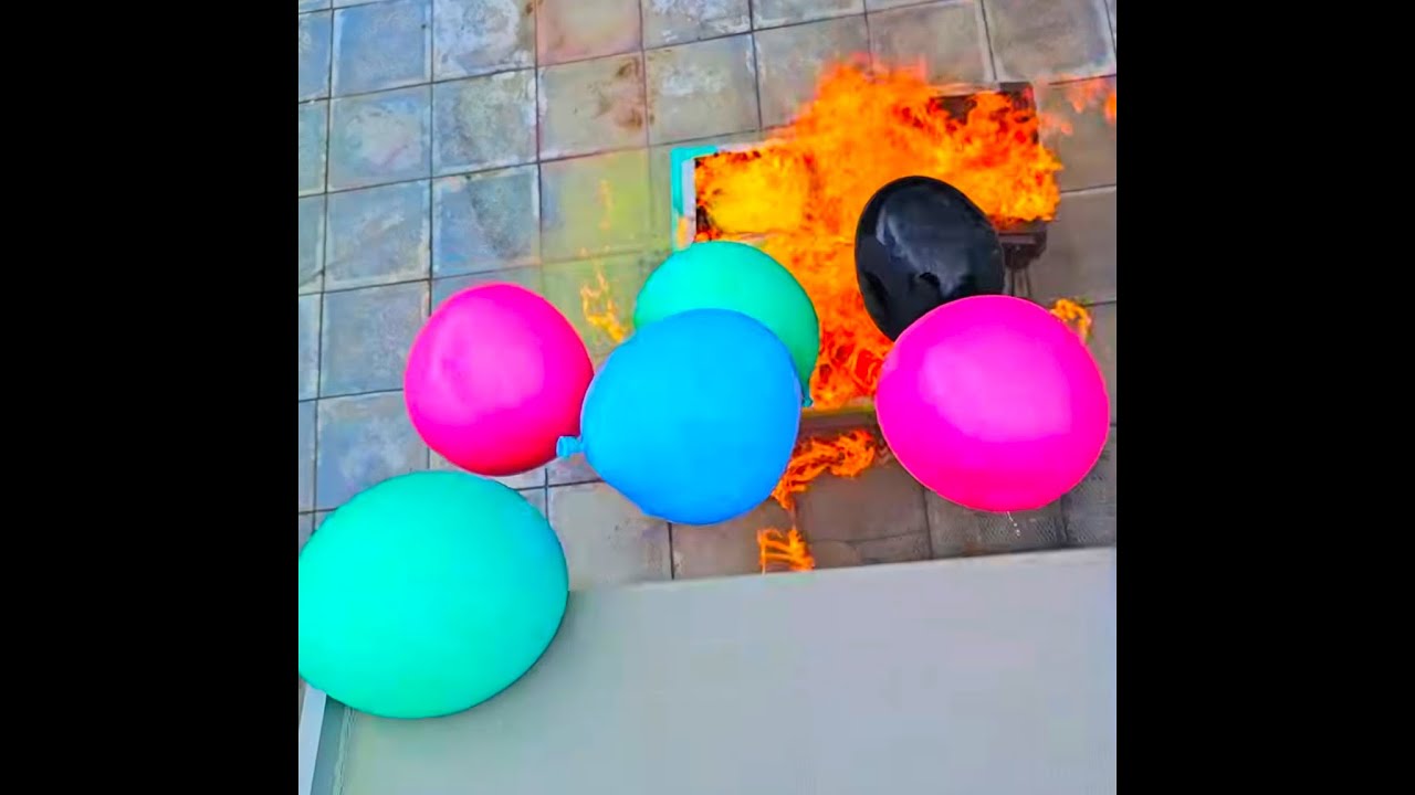 🎈Breaking Glass Bottles and Balloon Drops! Crushing Crunchy & Soft Things!🔥