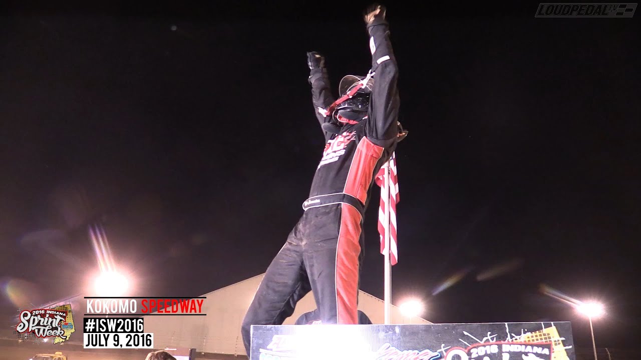 Highlights: AMSOIL USAC National Sprint Cars at Kokomo Speedway 7/9/16