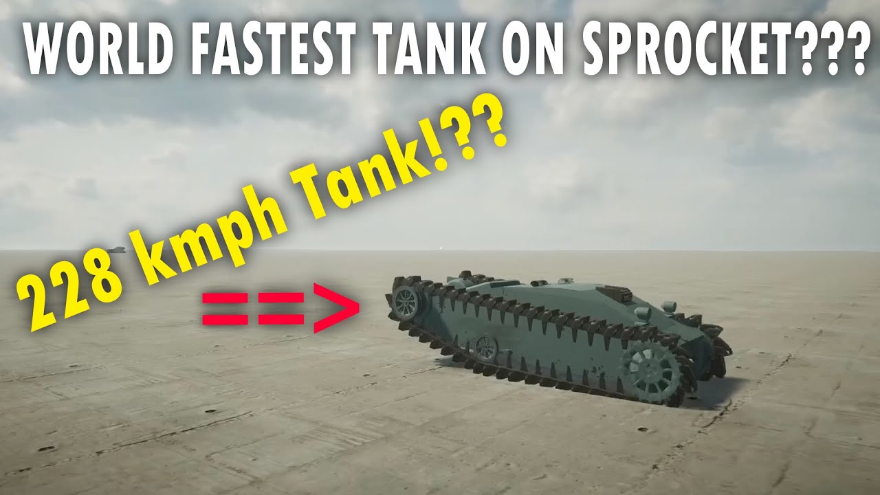 WORLD FASTEST TANK ON SPROCKET!?? | Sprocket Gameplay