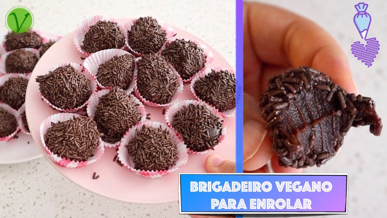 BRIGADEIRO VEGANO PARA ENROLAR (FÁCIL E BARATO) #764 | Receitas da Mussinha