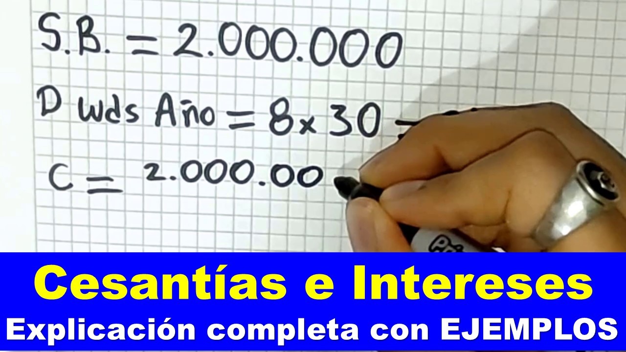 Como liquidar las cesantías e intereses de cesantías